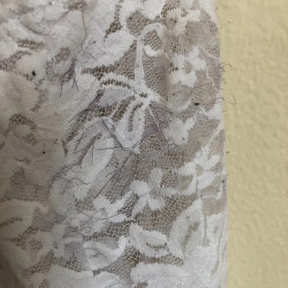 Ruby Ribbon Lace Square Neck Cami Tank  size medium - Picture 4 of 5